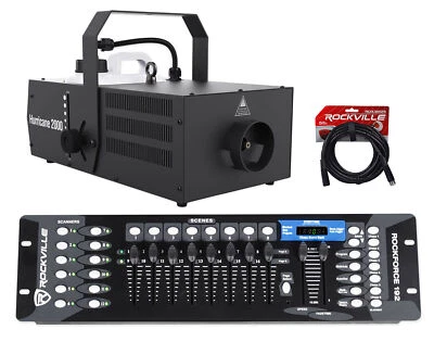 Chauvet DJ Hurricane 2000 DMX Fog Machine W/Built-In Timer+192-Ch DMX Controller - Image 1 of 4