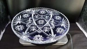 Crystal glass Anchor Hocking Serving, Cake Plate 34.5cm,(13.58") 1.95kg - Picture 1 of 5