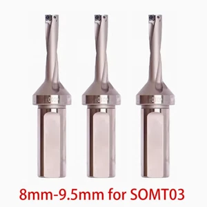 SO 8 mm-9,5 mm 2D/3D/4D U con foro passante refrigerante per inserto trapano SOMT030104 - Foto 1 di 6