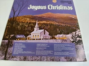 Joyous Christmas Volume 5 Vinyl LP Bing Crosby Tony Bennett Robert Goulet - Picture 1 of 10