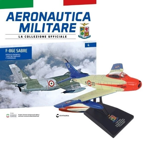 Aeronautica Militare modellino n° 6 F-86E Sabre - Pattuglia acrobatica Cavallino - Immagine 1 di 1