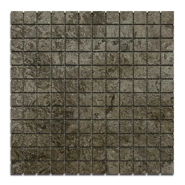 Raven Travertine Mosaic Filled & Honed 1x1 - Image 1 of 1