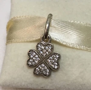 New Genuine Pandora Dangle Symbol Of Lucky In Love Cubic Zirconia 791309CZ - Picture 1 of 3