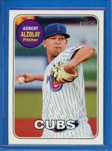 2018 Topps Heritage Minors Team Color Change #79 Adbert Alzolay Cubs #/25 - Picture 1 of 2