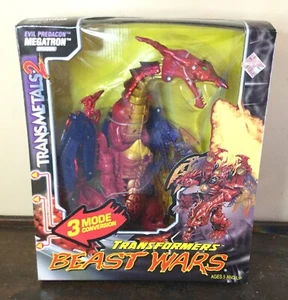 1999 HASBRO TRANSMETAL 2 TRANSFORMER BEAST WAR EVIL PREDACON MEGATRON DRAGON NIB - Picture 1 of 12