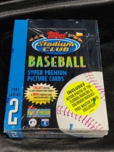 1993 Topps Stadium Club Series 2 Two Baseball Sealed Box 24 Packs + Master Photo