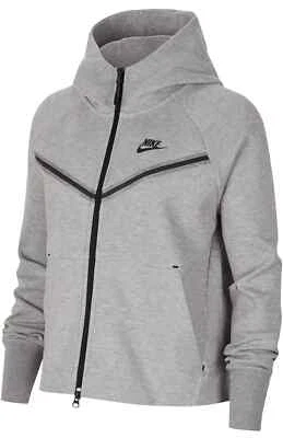 $120 Nike Sportswear Tech Fleece Windrunner CW4298-063 Womens L-Tall Heather New - Image 1 of 4