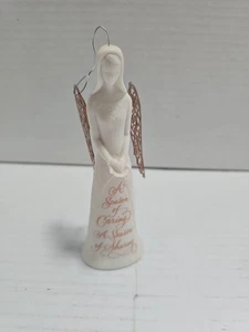 HALLMARK 2013 PORCELAIN & METAL ORNAMENT~CARING ANGEL - Picture 1 of 1