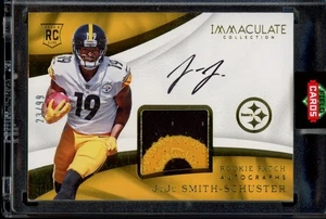 2017 Panini Immaculate #128 JuJu Smith-Schuster Rookie Patch Auto #/99 RPA - Bild 1 von 2