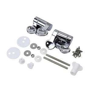 Toilet Lid Hinges Metal Hinge Toilet Lid Accessories - Picture 1 of 7