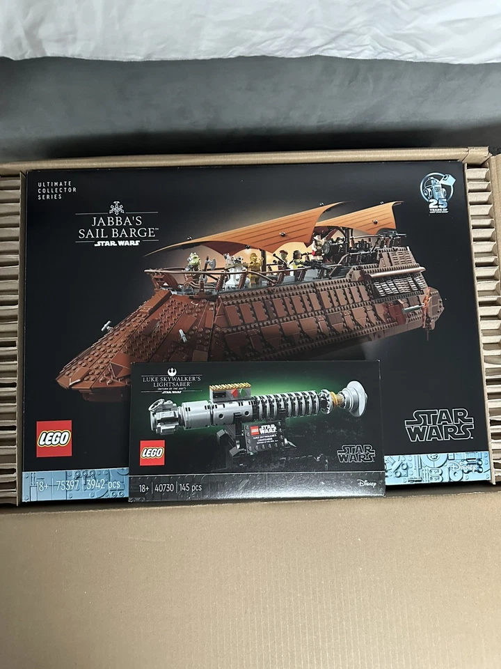 Jabba's Sail Barge Lego Star Wars Ultimate Collectors Edition 75397 y 40730 GWP Foto 1 de 1