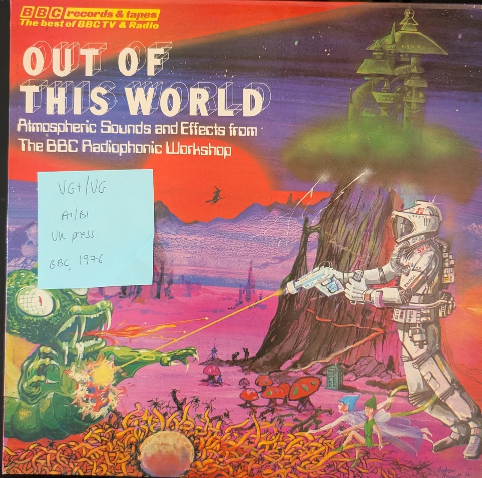 Various Out Of This World Sci-Fi Sound Effects Vinyl Record VG+/VG REC 225 1976 Foto 1 de 2