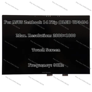 Pour ASUS Zenbook 14 Flip OLED UP3404 2.8K 90Hz 14.0" LCD Assemblé Tactile Écran - Bild 1 von 7