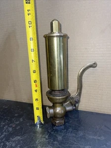 Antique 3/4” Brass Steam Whistle Nice Locomotive Train Collectible - Picture 1 of 13