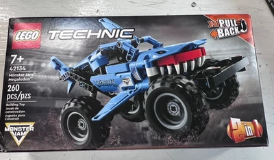 Lego Monster Jam Megalodon 2 en 1 TECHNIC 42134 Tiburón Pull Back Camión Foto 1 de 4