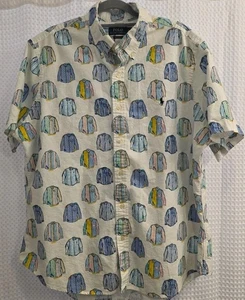 Ralph Lauren Oxford S/S Hemd Herren XXL Allover Polo Sport Shirt Collection - Bild 1 von 9