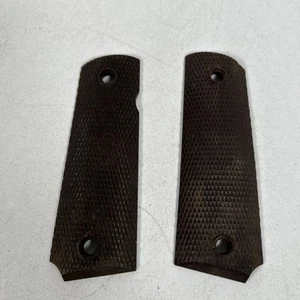 ESSEX 1911 Brown Plastic Grips Stamped 5564063 - Picture 1 of 4