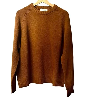 Vintage J Crew Mens Wool Crewneck Sweater Size L Preppy Academia Classic Casual - Image 1 of 4
