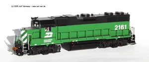 Atlas H0 8953 - EMD GP38 Burlington Northern #2161, aga NEW & OVP - Picture 1 of 3
