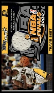 2000-01 Topps Stars #TSR17 Travis Best Game Jersey NBA Finals GU - Picture 1 of 2