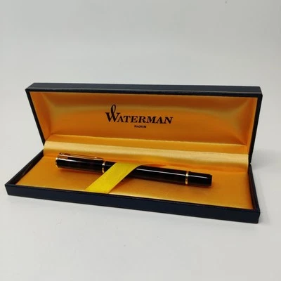 Waterman Laureat Fountain Pen – Red & Black Marble w/ Gold Trim - Image 1 of 4