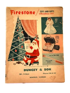 vtg 1959 Firestone Christmas Catalog Toys Winfield KS marx bikes dolls - Picture 1 of 19