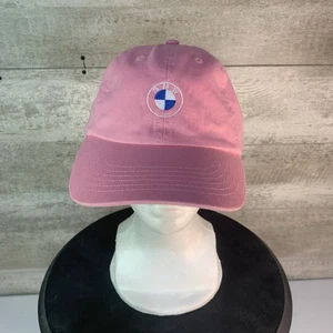 BMW Duck Cap Embroidered Baseball Cap Trucker Hat Adjustable Riding Pink - Picture 1 of 7