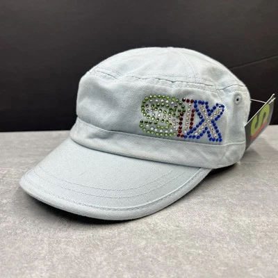 SEIS Mujeres Ejército Cadete Sombrero Gorra TALLA ÚNICA Ajustable Polvo Azul ¡NUEVO CON ETIQUETAS! Foto 1 de 4