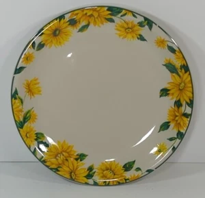 Thomson Pottery Sunflower 12 " Chop Plate Round Platter - Picture 1 of 3