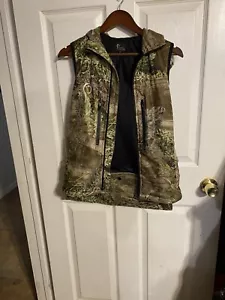 Prois Women’s Hooded Hunting Vest! Camouflage, Sz 8 MAX1 realtree. Excellent - Picture 1 of 7