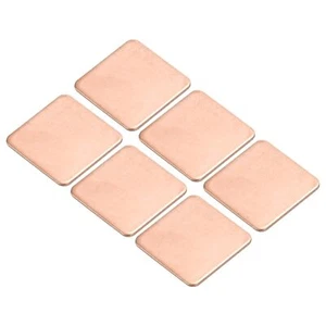 Heatsink Copper Pad Shim 15mm x 15mm x 0.8mm Thermal Conductive Heat Sink for... - Picture 1 of 5
