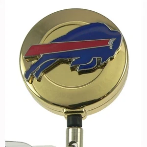 Buffalo Bills Abzeichen Rolle einziehbar Ausweis Halter Sicherheit Pass Schlüsselband - Bild 1 von 5