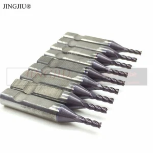 (10 piezas) JINGJIU 2,0 mm fresadora de extremo y 4 flautas de carburo para vertical V8/X6 - Imagen 1 de 6