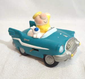 Ziggy & Fuz Cruzin' In A Teal Convertible Music Box - Bild 1 von 7
