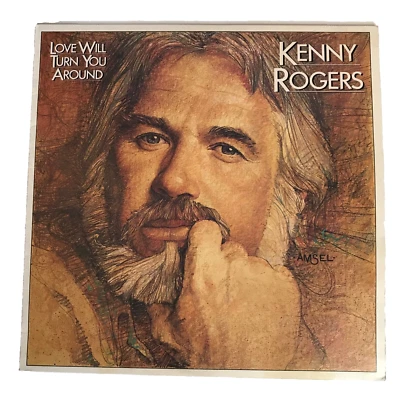 Kenny Rogers Love Will Turn You Around 1982 Vinyl Lp Record Album - Image 1 of 4