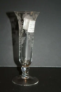 Cambridge Rose Point crystal #6004 Miniature Bud Vase - Imagen 1 de 5
