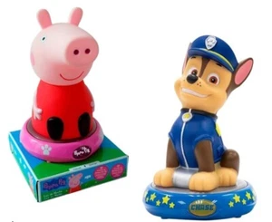 Paw Patrol / Peppa Pig 3D Table Lamp Kids Bedside Night Light Desk Lamp On/Off - Picture 1 of 9