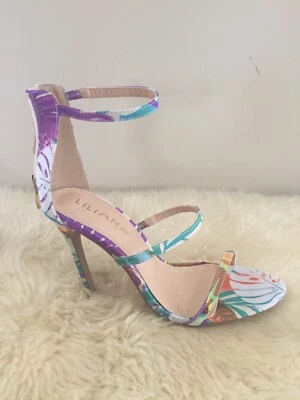 Liliana Open Toe Strap Heels Size 7 - Image 1 of 4