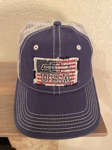 Chevy USA Mesh Trucker Hat - Picture 1 of 10