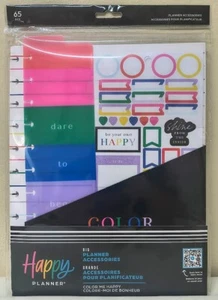 Happy Planner | “Color Me Happy” Accessories 65 Pcs. NEW - Picture 1 of 2