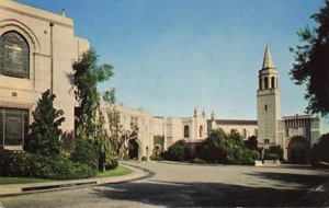 Postkarte Wald Rasen Mausoleum Glendale Kalifornien - Bild 1 von 2
