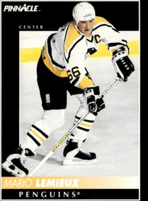 1992 Pinnacle Mario Lemieux #300 - Image 1 of 2