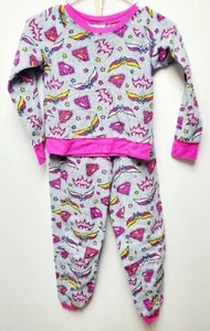 DC Superhero Girls Size Medium Fleece Pajamas Wonder Woman Batgirl Supergirl  - Picture 1 of 3