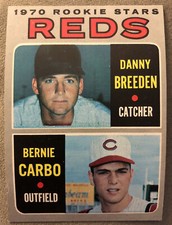 1970 Topps Reds Rookie Stars Danny Breeden Bernie Carbo #36 Mid-Grade