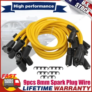 Spark Plug Wires Set For 1996 1997 1998 1999 Chevrolet C1500 K1500 GMC 5.7L/5.0L - Picture 1 of 8