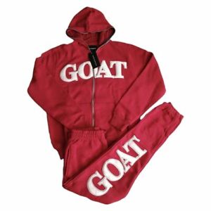 New Sneakgallery Red Goat Tracksuit Set S