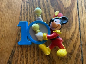 Vintage Walt Disney Applause Mickey Mouse #10 Birthday Cake Topper - Picture 1 of 10