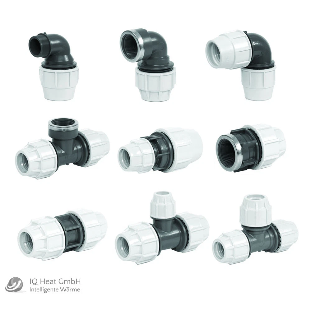 Samfox 10 Stück Gartenschlauch T-Verbinder - 16 Mm, Für PE-Schläuche, Robust & Wasserdicht