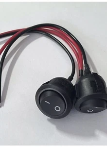 2 New Round Rocker Switch ON/OFF Toggle Round Button Boat Car Auto Switch 12V US - Picture 1 of 5