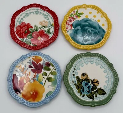 Posavasos Floral Mujer Pioneer Set Gres Jubileo Juego de 4 Piezas Fondo de Corcho Nuevo Foto 1 de 4